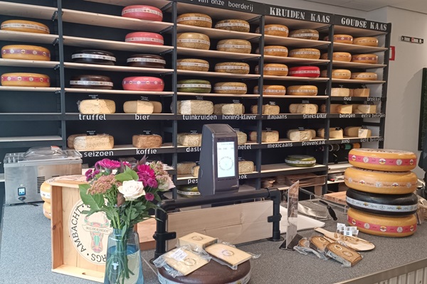 Der Hofladen des Mildershoofs, wo all die köstlichen Käsesorten verkauft werden