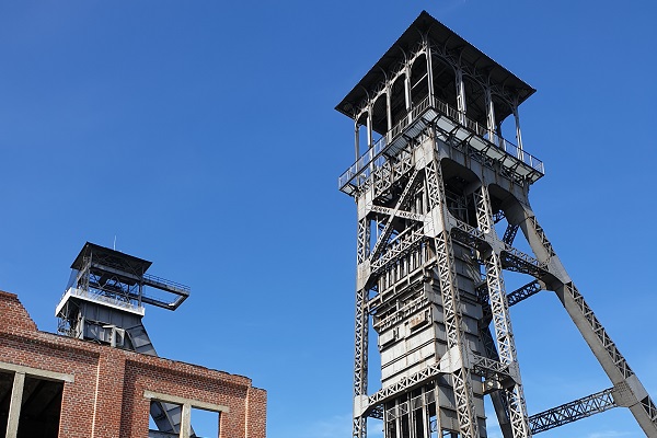 De mijnsite in Genk, B-Mine